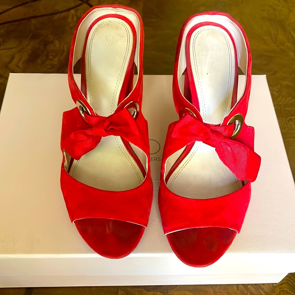 A.D & Daughters Sandal’s Red Color